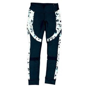 Calia by Carrie Underwood Essential Spliced Leggings Watercolor Print Small